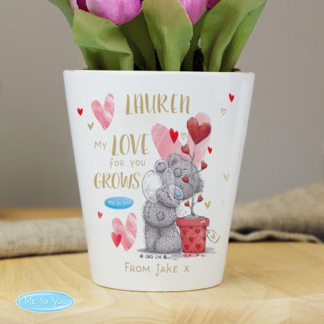 Personalised Hold You Forever Me to You Plant Pot Extra Image 1